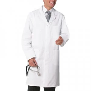 Image of Alexandra Extra Large White Mens Coat 116cm Chest WL001WH116