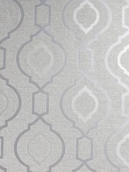 Image of Arthouse Calico Trellis Neutral Wallpaper