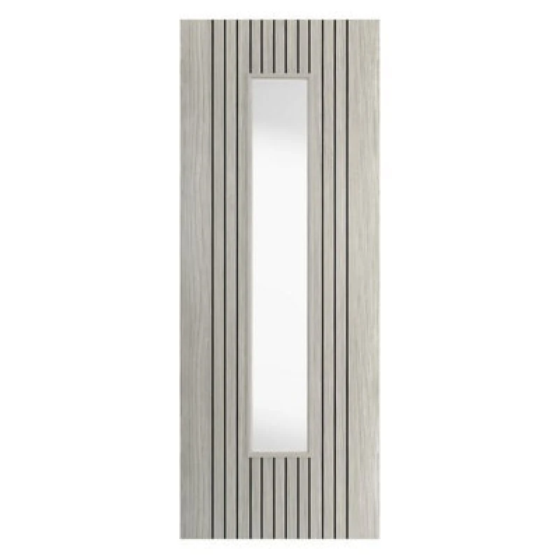 Image of JB Kind Aria Glazed Internal Door 35 x 1981 x 686mm in grey GARI23G