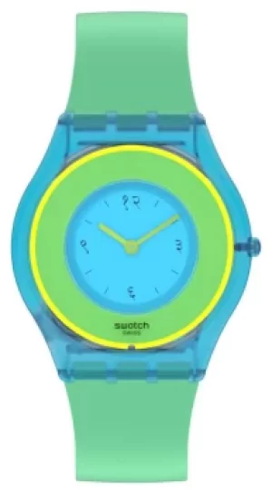 Image of Swatch Skin Classic Hara Green Bio-Sourced Plastic Case Watch