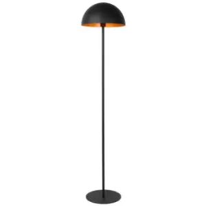 Image of Lucide SIEMON - Floor Lamp - Ø35cm - 1xE27 - Black