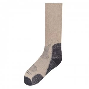 Image of Karrimor Merino Fibre Lightweight Walking Socks Mens - Beige/Charcoal