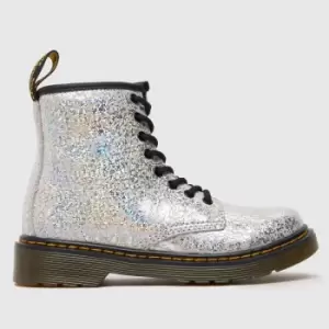 Image of Dr Martens Silver 1460 Girls Junior Boots