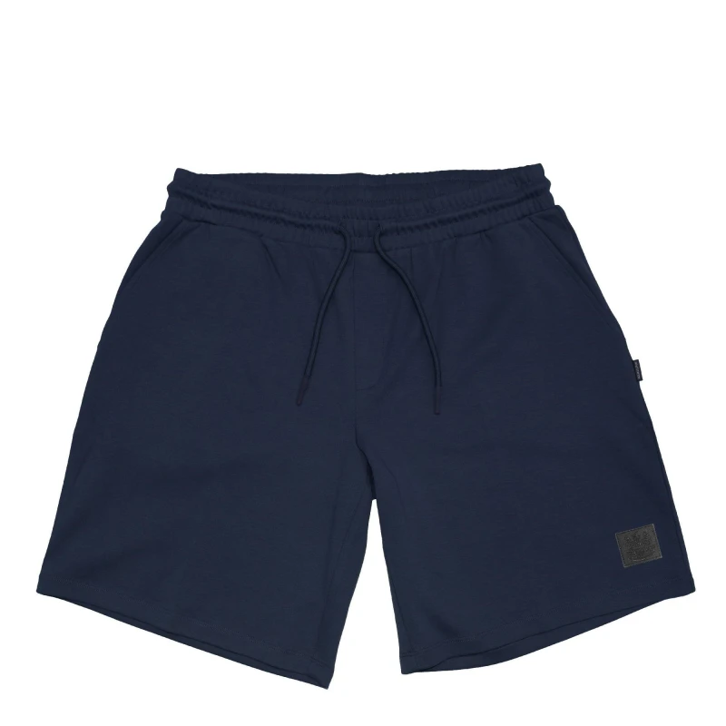 Image of Aquascutum Mens Fleece Jogger Shorts Fleece Shorts Small Blue 47099718350