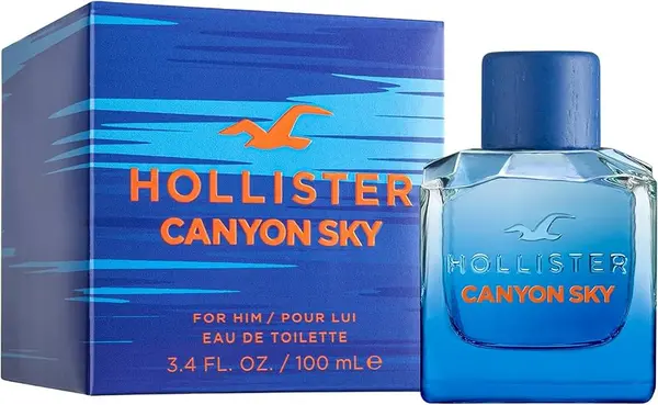 Image of Hollister Canyon Sky Eau de Toilette For Him 100ml