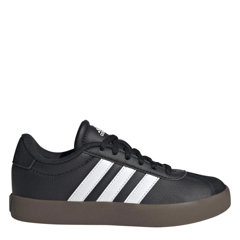 Image of adidas VL Court 3.0 Shoes Junior Boys Low Trainers 3 (35.5) Black 09051443230