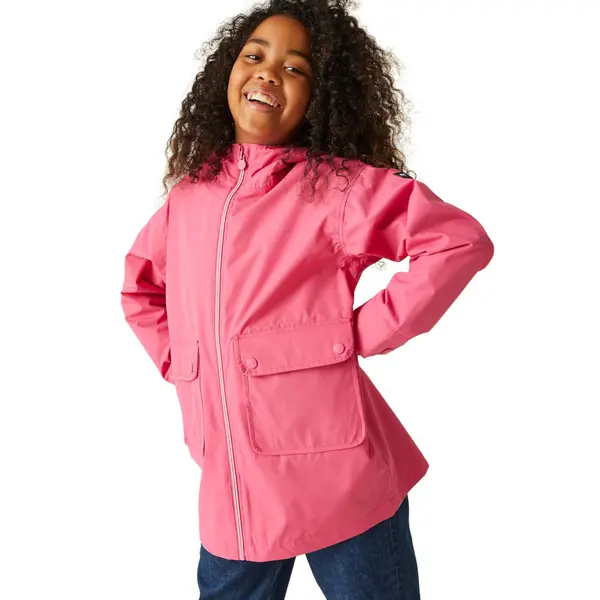 Image of Regatta Girls Beylina Full Zip Waterproof Breathable Coat 14-15 Years - Chest 86-89cm (Height 164-170cm)