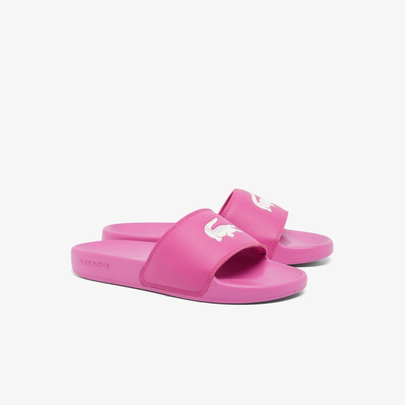 Image of Lacoste Serve Sliders Pink female 5 (38)