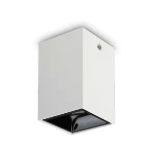 Image of Ideal Lux LED Decorative Square Surface Mounted Downlight White, 3000K