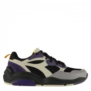 Image of Diadora Lifestyle Whizz Run Trainers Mens - Black/Mulberry