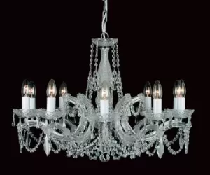 Image of Maria Therese 10 Light Crystal Multi Arm Chandelier