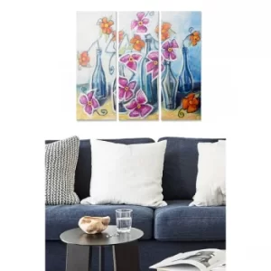 Image of MDF7993460 Multicolor Decorative MDF Painting (3 Pieces)