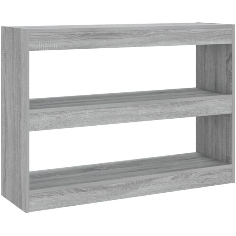 Image of VIDAXL Vidaxl - Book Cabinet/Room Divider Grey Sonoma 100x30x72cm 8720286844618