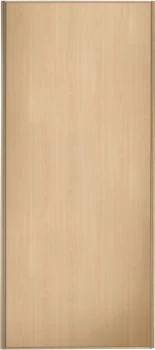 Image of Wickes Sliding Wardrobe Door Maple Frame and Panel - 2220 x 914mm