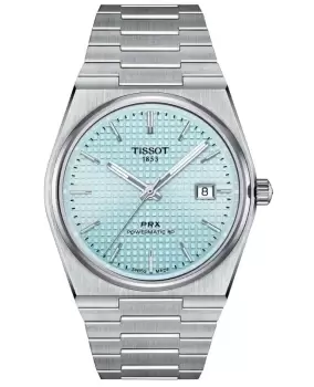 Image of Tissot PRX Powermatic 80 Light Blue Dial Steel Mens Watch T137.407.11.351.00 T137.407.11.351.00