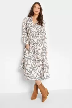 Image of Tall Long Sleeve Wrap Dress
