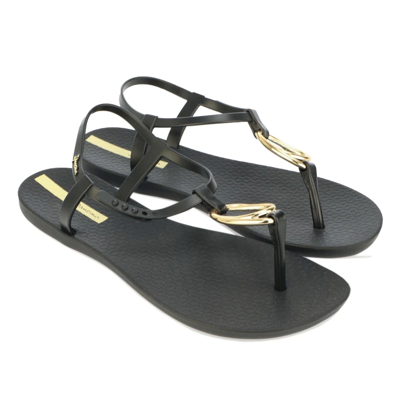 Image of Ipanema Charm Loop Sandals - Black 4