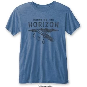 Image of Bring Me The Horizon - Wound Unisex Medium T-Shirt - Blue