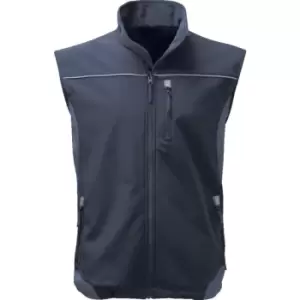 Image of Mens Soft-shell Gillet Navy Large