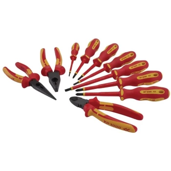 Image of 94859 XP1000 VDE Screwdriver and Pliers Set (10 Piece) - Draper