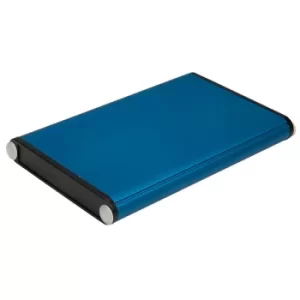 Image of Hammond 1455A1002BU Aluminium Enclosure Slimline 100x70x12mm Blue
