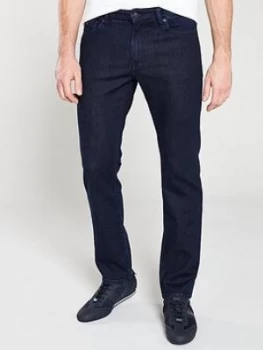 Image of BOSS Maine Jeans - Indigo, Navy, Size 36, Inside Leg Regular, Men