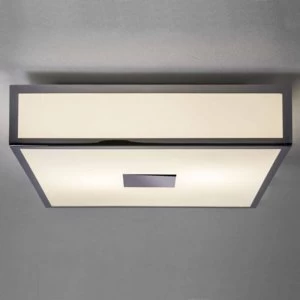Image of Bathroom Flush 2 Light Ceiling Polished Chrome IP44, E27