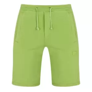 Image of Paul And Shark Faded Fleece Shorts - Green