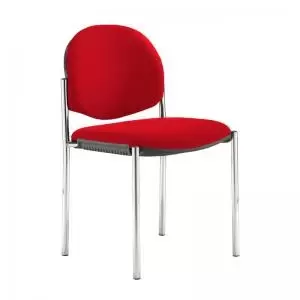 Image of Coda multi purpose stackable conference chair with no arms - Belize