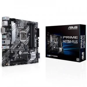Image of Asus Prime H470M Plus Intel Socket LGA1200 H5 Motherboard