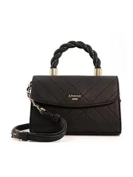 Image of Dune London Dinks Mini Top Handle Crossbody Bag - Black, Women