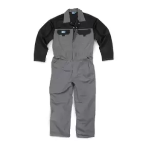 Image of Tough Grit Zip-Front Coverall Charcoal - XL