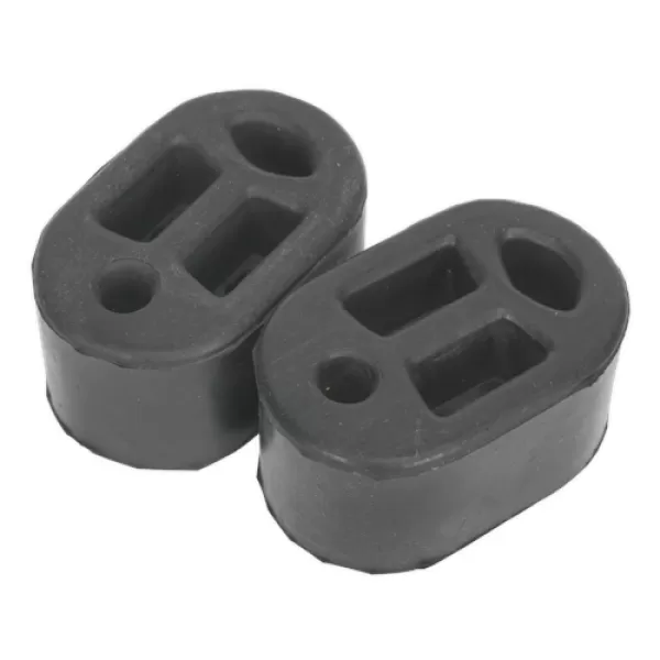 Image of Genuine SEALEY EX01 Exhaust Mounting Rubbers L70 x D45 x H37 (Pack of 2)
