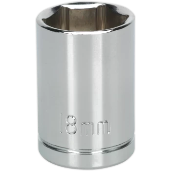 Image of Siegen 1/2" Drive Hexagon WallDrive Socket Metric 1/2" 18mm