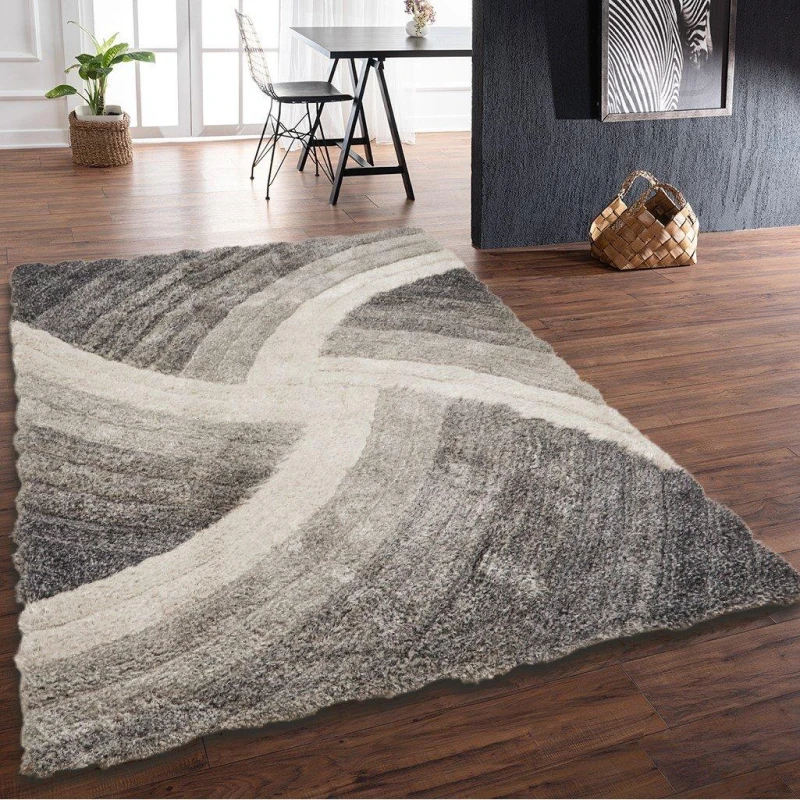 Image of Rugstyle 3D SHAGGY STELLA 160x230cm Grey unisex 160x230cm
