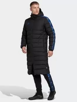 Image of adidas Tiro Long Down Coat, Black Size M Men