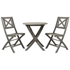Image of Charles Bentley Isla Hardwood Bistro Set