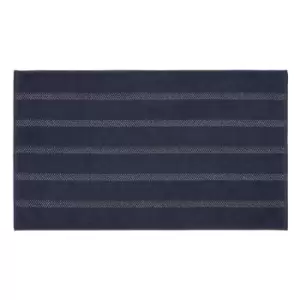 Image of Bedeck of Belfast Mazana BCI Cotton Bath Mat - Blue