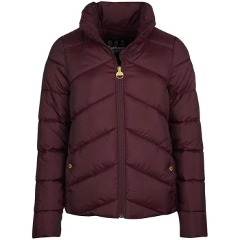 Image of Barbour International Mackney Quilted Jacket - Merlot