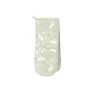 Image of William Morris - Forest Life Green Double Oven Glove