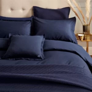 Image of Bedeck of Belfast Fine Linens Muro Double Duvet Cover, Midnight
