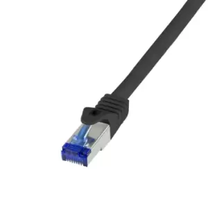 Image of LogiLink C6A073S networking cable Black 5m Cat6a S/FTP (S-STP)