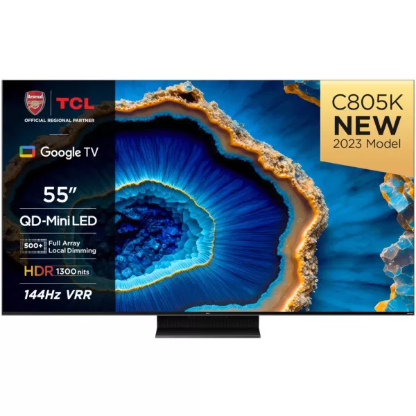 Image of TCL 55" 55C805K Smart 4K Ultra HD QD-Mini LED TV