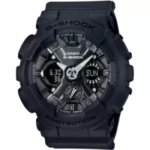 Image of Ladies Casio 'G-Shock Unisex S Series ' Black Plastic/Resin Quartz Chronograph Watch