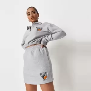 Image of Missguided Polo Cropped Skirt - Grey