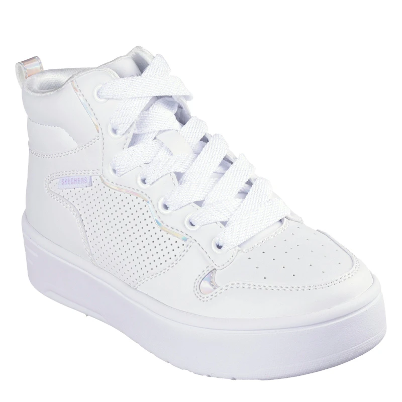 Image of Skechers Court High High-Top Trainers Unisex Kids White unisex C12 (30)