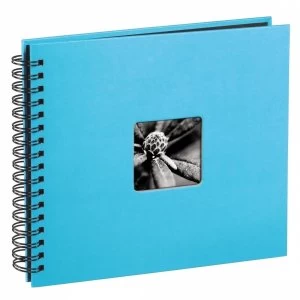 Image of Fine Art Spiral Bound Album 36 x 32cm 50 Black pages Turquoise