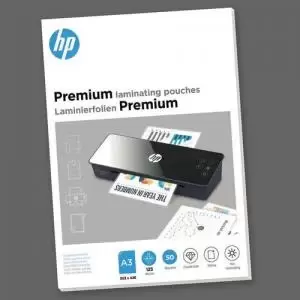 Image of HP Premium Laminating Pouches A3 125 micron Pack 50 9127 61303LM