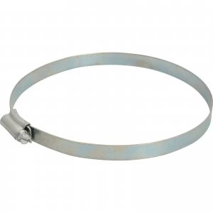 Image of Faithfull Zinc Plated Hose Clips 110mm - 140mm Pack of 1