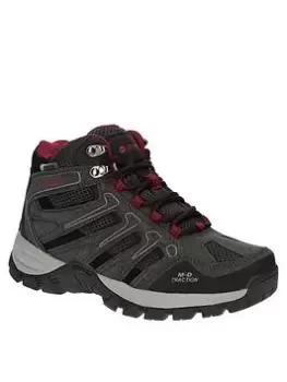 Image of Hi-Tec Torca Mid Walking Boots - Charcoal, Size 6, Women